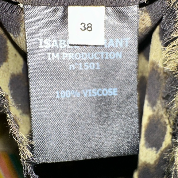 Isabel Marant Etoile Animal Print Layering Tank.  Sz S - Picture 6 of 6